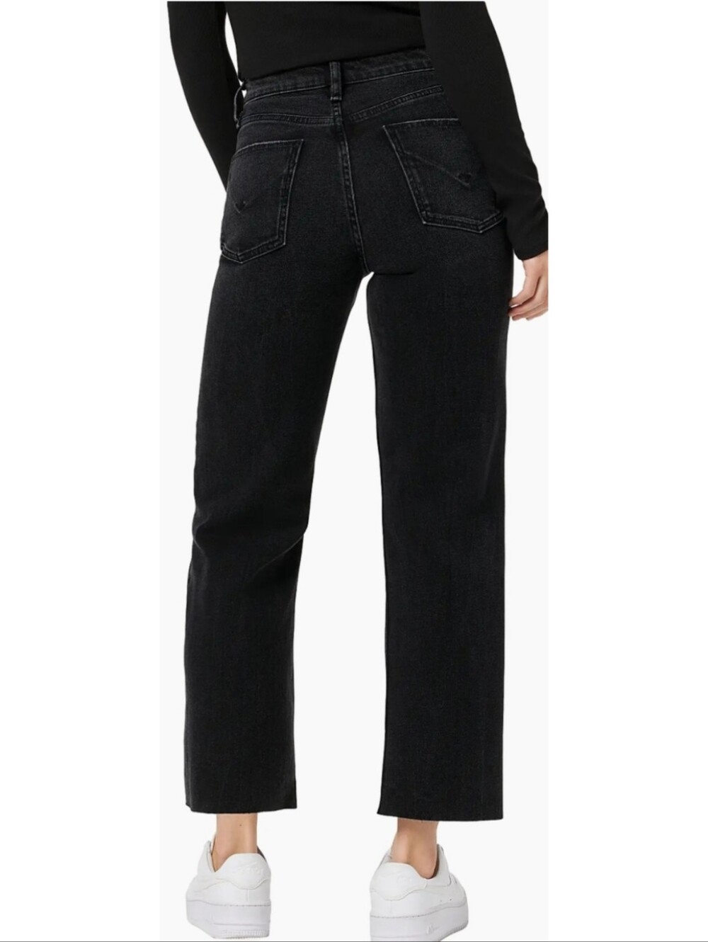 Hudson Jeans Remi High-Rise Straight Ankle Jeans 12 Minimalist Quiet Luxury 80s - Picture 7 of 9